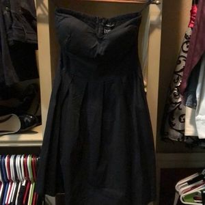 Black strapless dress. Rue 21